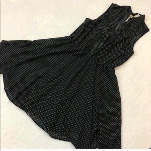 Mimi chica black polka dot summer dress